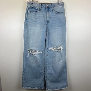 Madewell Superwide-Leg Jeans, 30 Petite, NWOT